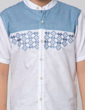 Little M Top Bottom Set Cut N Sewn Dobby Bordir Dada Top - Bottom