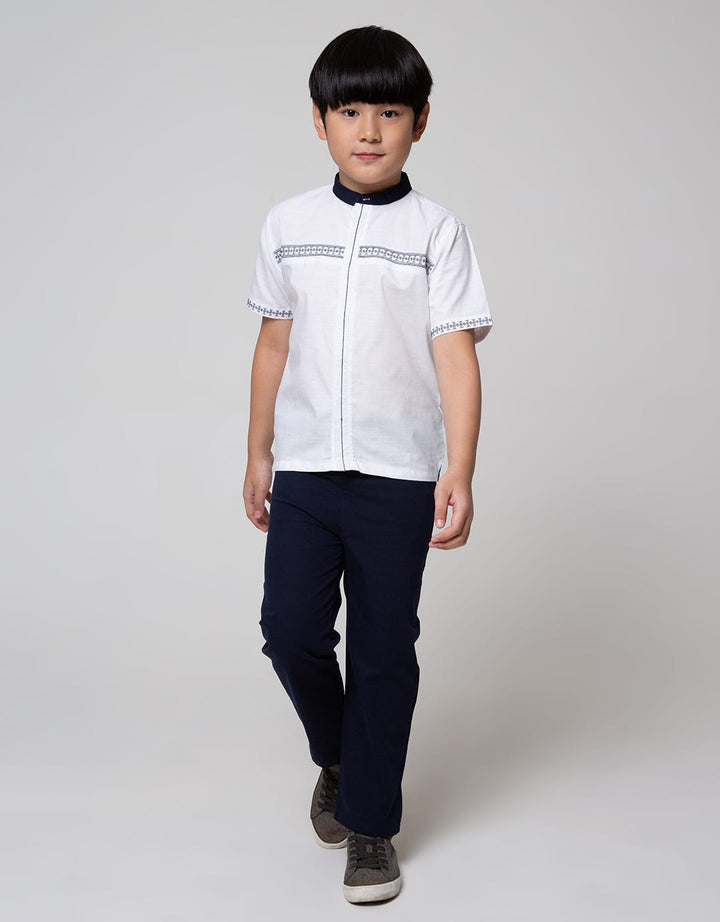 Little M Top Bottom Set Dobby Bordir Dada Top - Bottom Set