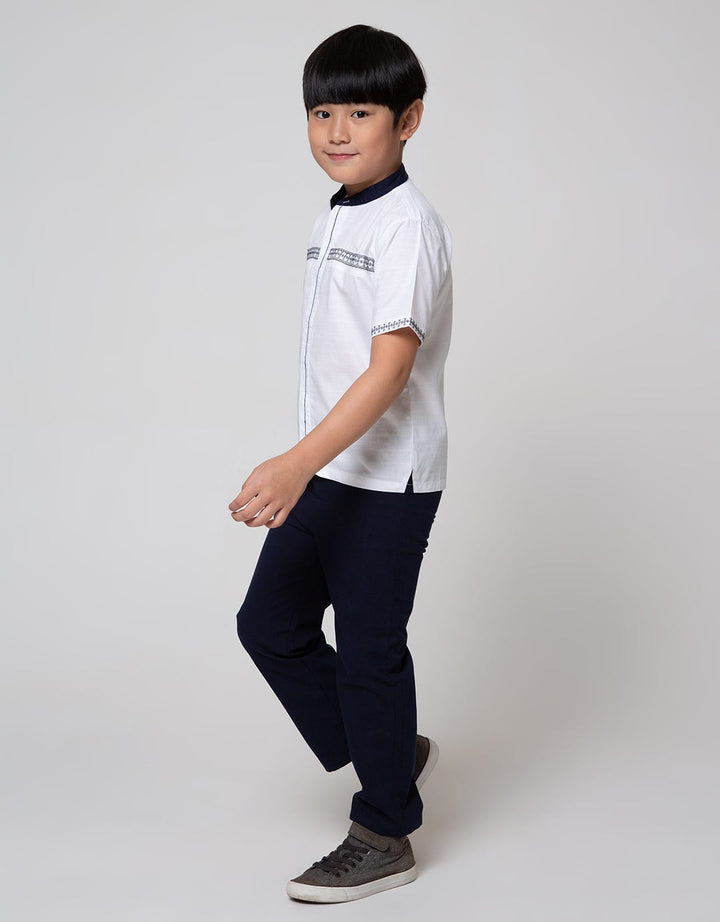 Little M Top Bottom Set Dobby Bordir Dada Top - Bottom Set