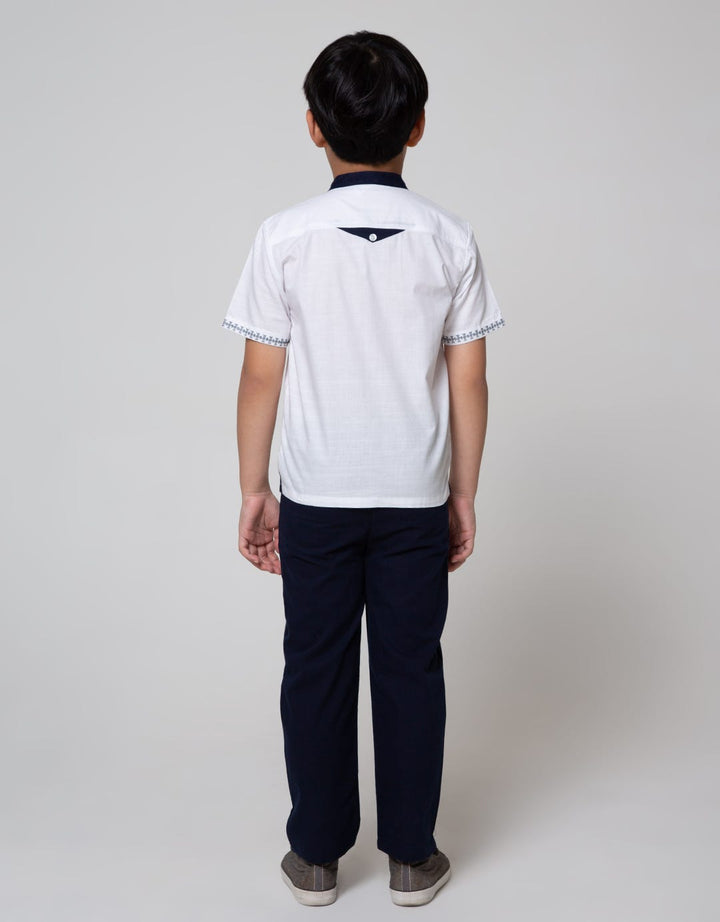 Little M Top Bottom Set Dobby Bordir Dada Top - Bottom Set