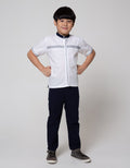 Little M Top Bottom Set Dobby Bordir Dada Top - Bottom Set