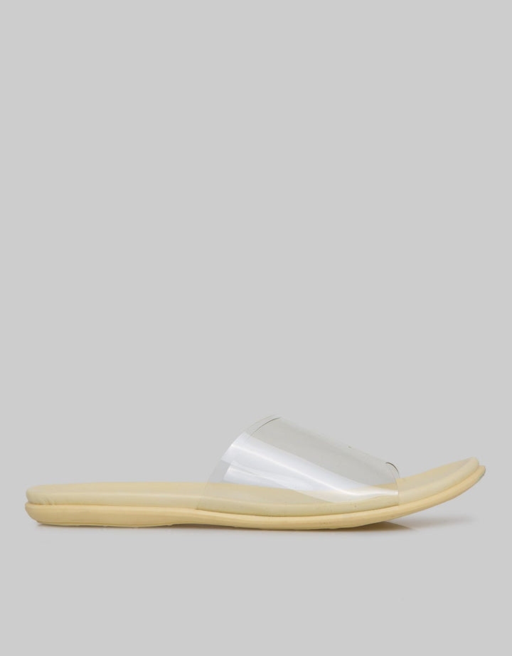 Fladeo Transparent Strap Women's Slide Sandals