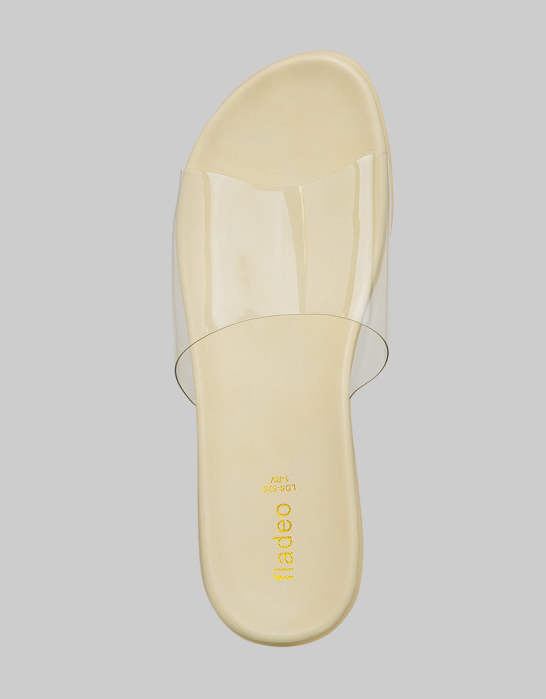 Fladeo Transparent Strap Women's Slide Sandals