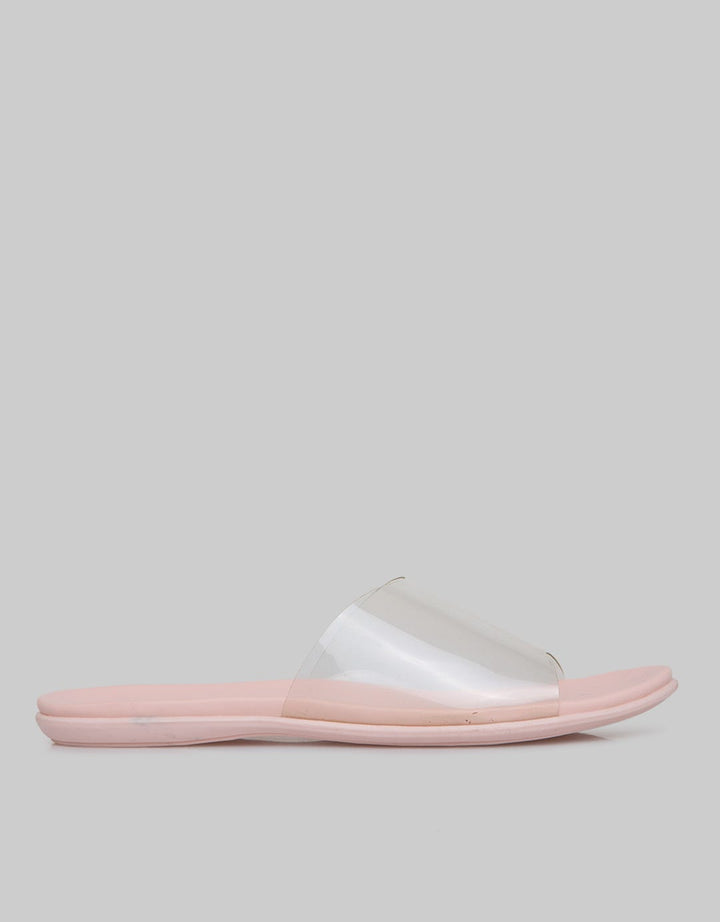 Fladeo Transparent Strap Women's Slide Sandals