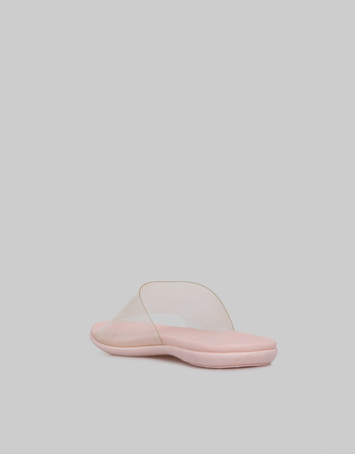Fladeo Transparent Strap Women's Slide Sandals