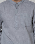 d&f Kemeja Koko Pakistan Long Sleeve Misty