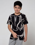 Nevada Short Sleeve T-Shirt Print Abstract Doodle