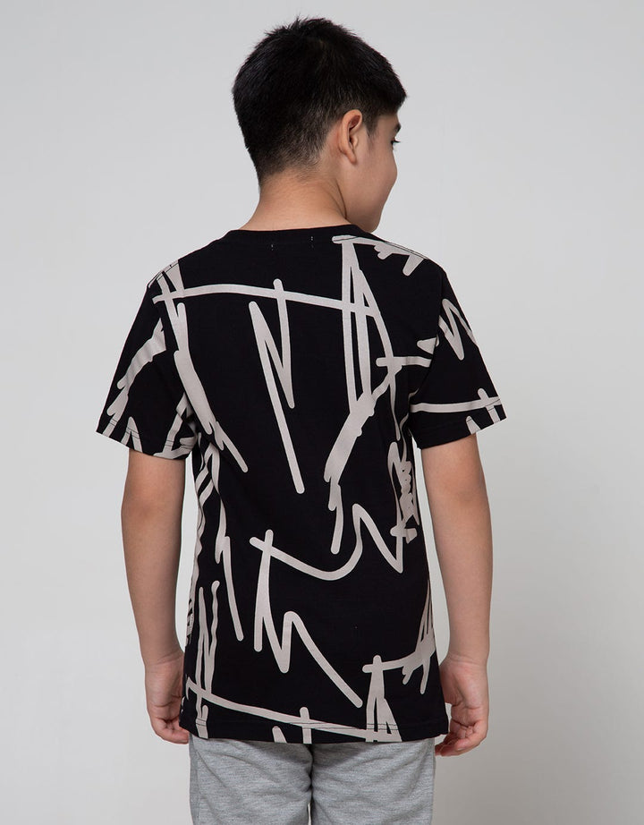 Nevada Short Sleeve T-Shirt Print Abstract Doodle