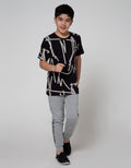 Nevada Short Sleeve T-Shirt Print Abstract Doodle