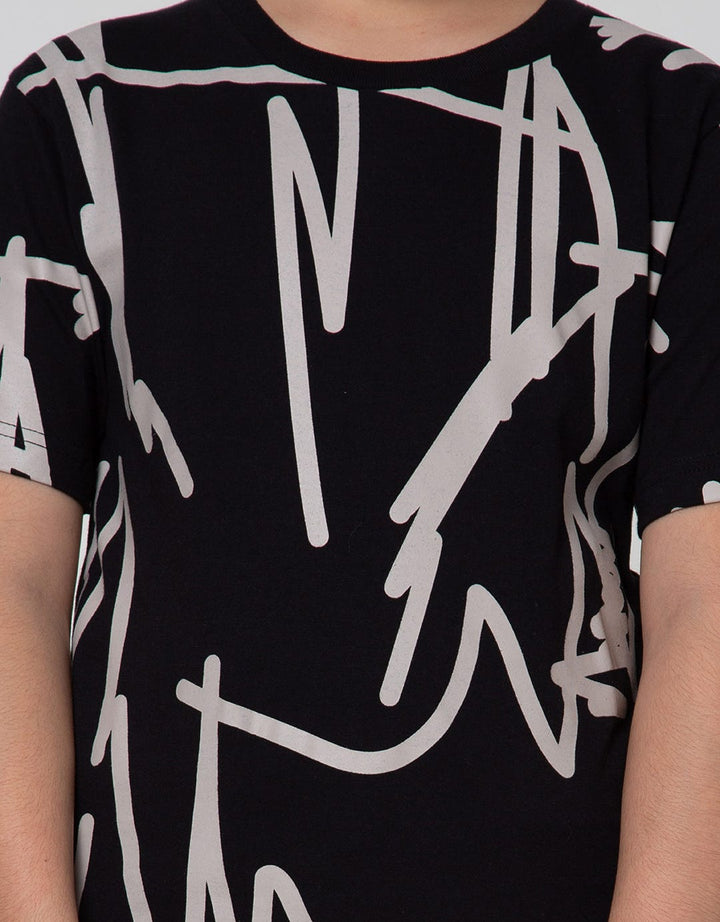 Nevada Short Sleeve T-Shirt Print Abstract Doodle