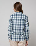 Nevada Long Sleeve Shirt Top Rayon Check