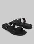 Connexion Slipper Sandals Double Strap Buckle