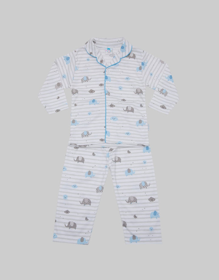 Pipiniko Top - Bottom Set Piyama Krah Gajah