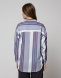 Nevada Long Sleeve Shirt St Oxford Solid With Stripe