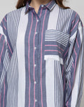 Nevada Long Sleeve Shirt St Oxford Solid With Stripe