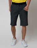 Nevada Short Pants Rib Geometric Print
