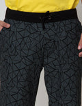 Nevada Short Pants Rib Geometric Print
