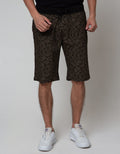 Nevada Short Pants Rib Geometric Print