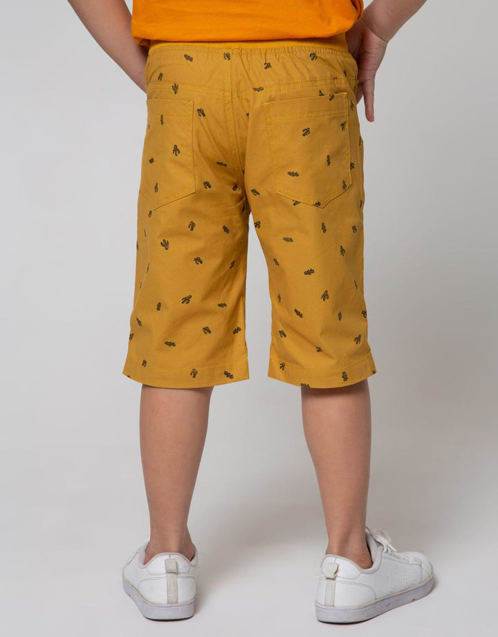 Nevada Short Pants Woven Basic Cactus Print