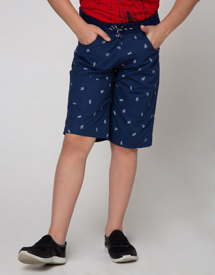 Nevada Short Pants Woven Basic Cactus Print