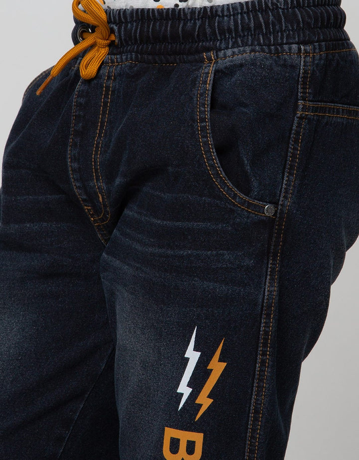 Aero Long Denim Non Stretch Pocket Print Break Rule