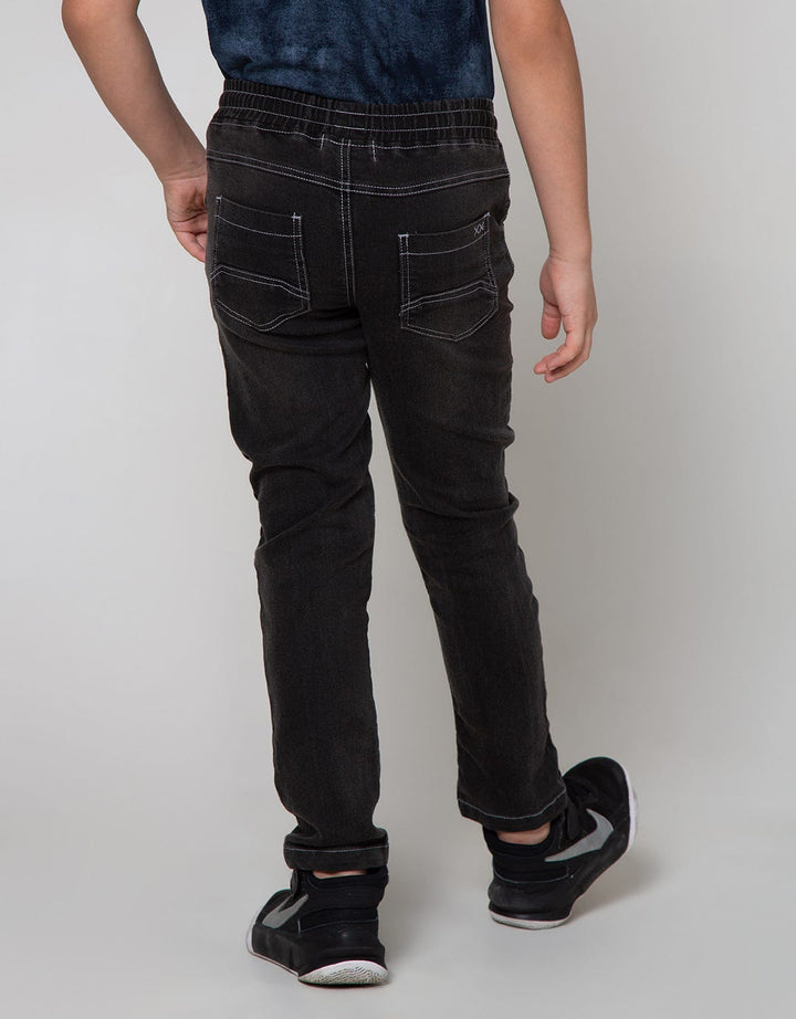 Aero Long Denim Stretch Rib Wringkle