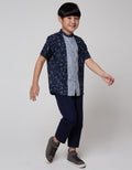 Aero Short Sleeve Set Muslim Clothes Fullprint Slub Needles