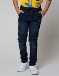 Aero Long Denim Stretch Rib C&amp;S Destroy