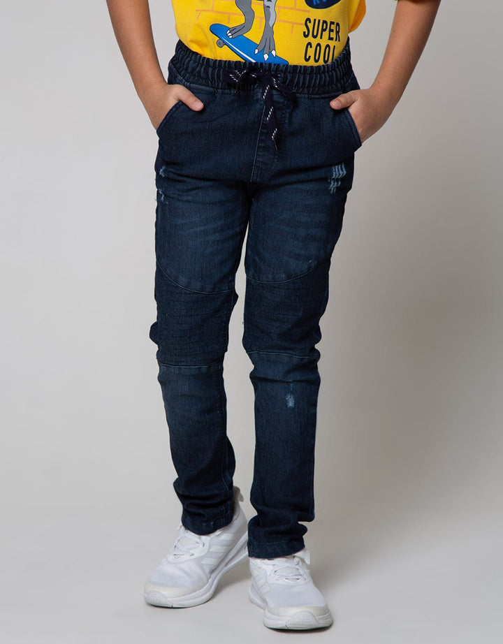 Aero Long Denim Stretch Rib C&amp;S Destroy