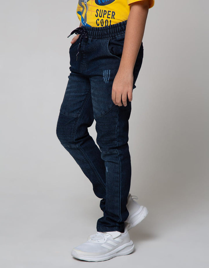 Aero Long Denim Stretch Rib C&amp;S Destroy