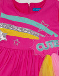 Kidz Too Short Sleeve Midi Dress Dada Bordir Cute With Tile