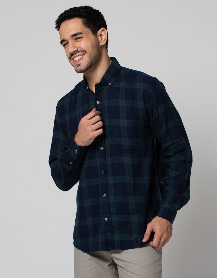 Larusso Kemeja Flannel Panjang