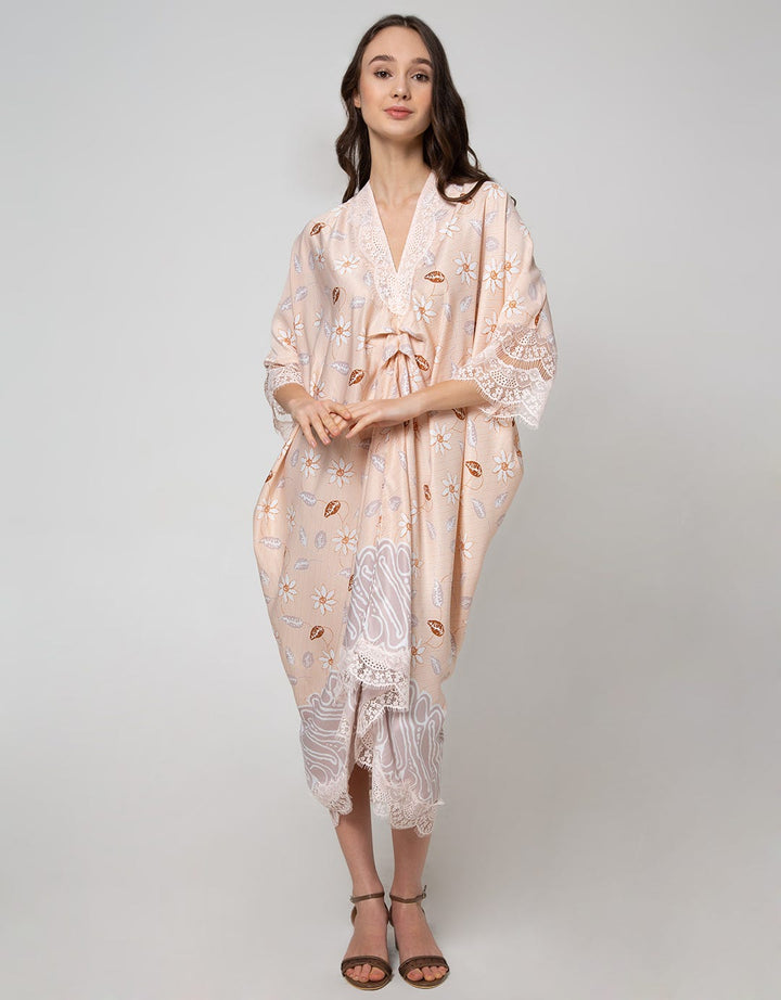 Connexion Kafthan Batik With Lace