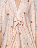 Connexion Kafthan Batik With Lace