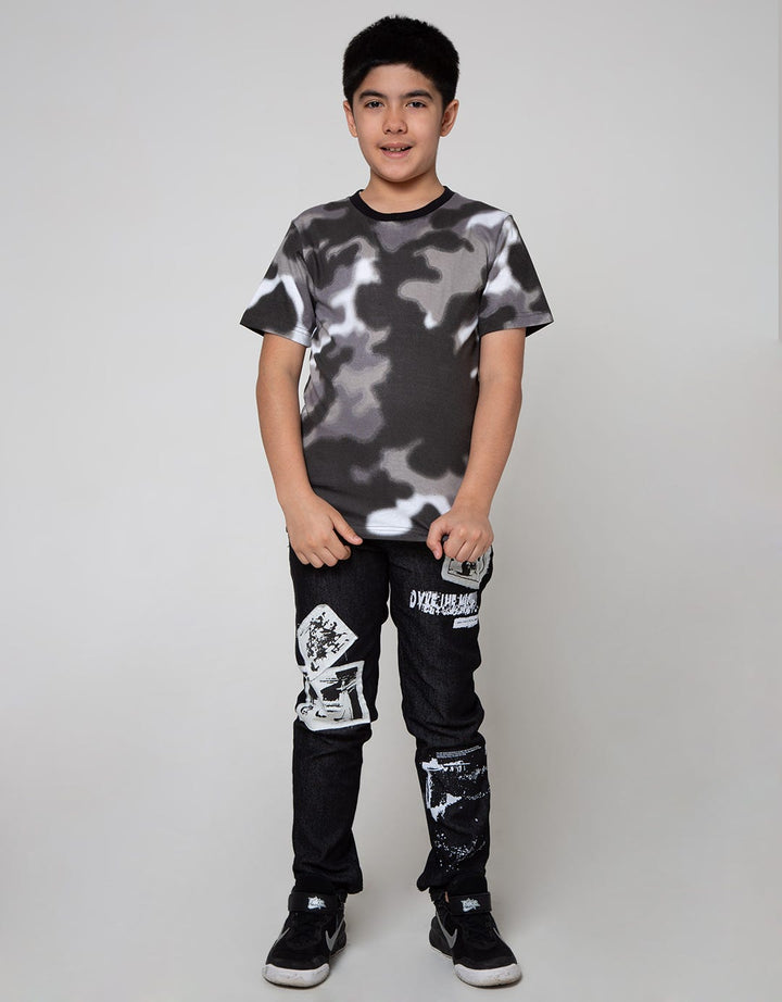 Nevada Short Sleeve T-Shirt Abstract Camo