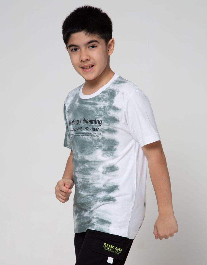 Nevada Short Sleeve T-Shirt Tie Dyed Abstract Feeling Print