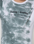 Nevada Short Sleeve T-Shirt Tie Dyed Abstract Feeling Print