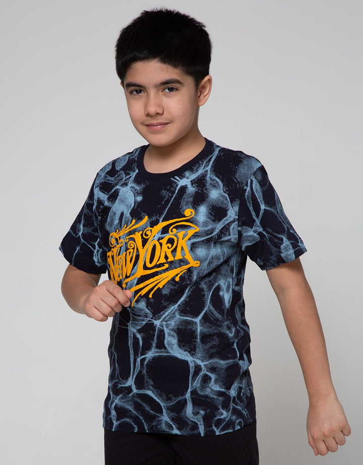 Nevada Short Sleeve T-Shirt Tie Dyed Smoke New York