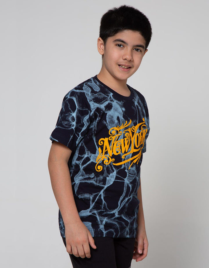 Nevada Short Sleeve T-Shirt Tie Dyed Smoke New York