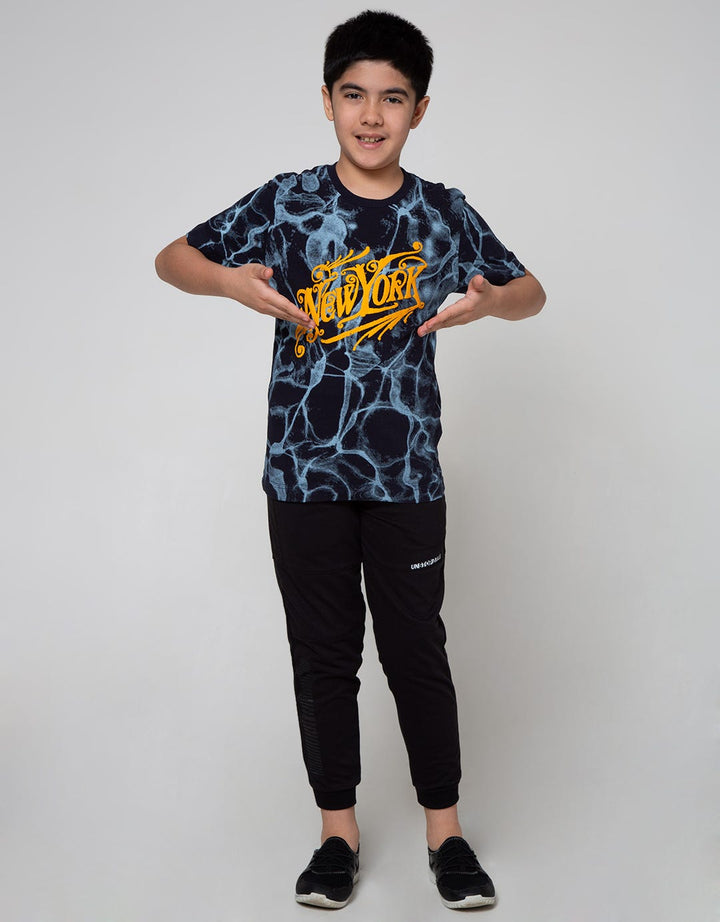 Nevada Short Sleeve T-Shirt Tie Dyed Smoke New York