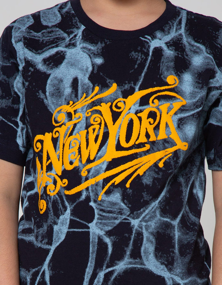 Nevada Short Sleeve T-Shirt Tie Dyed Smoke New York