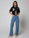 Nevada Denim Long Pants Culottes