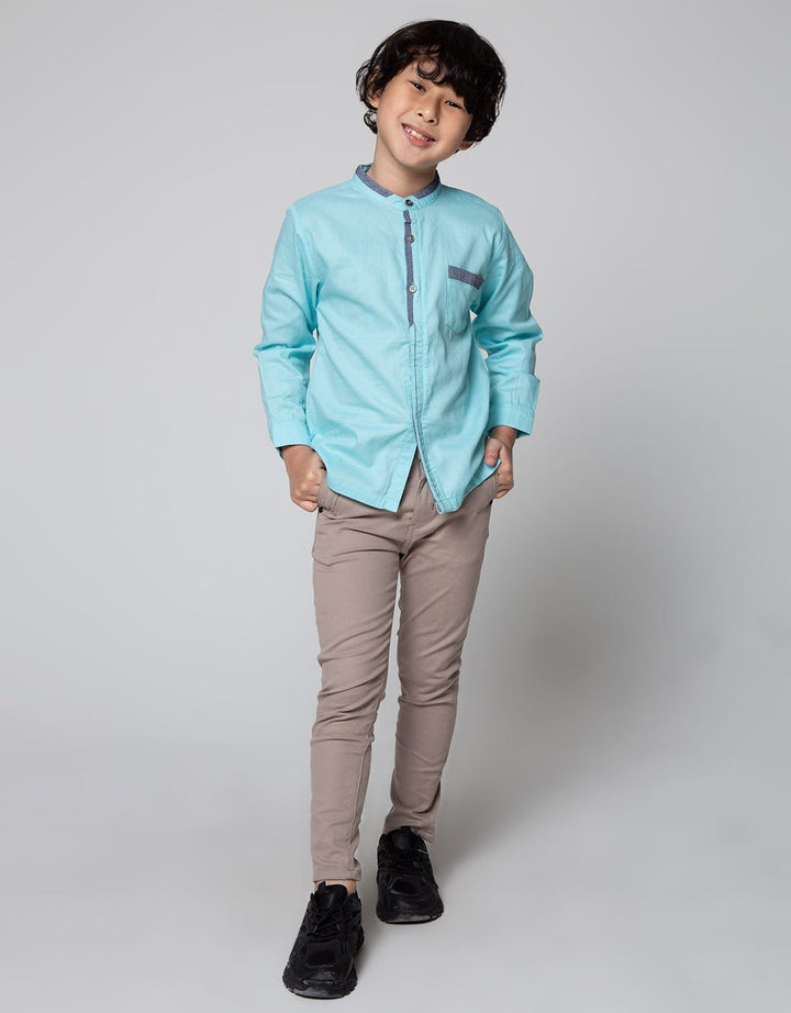 Little M Dobby Continental Baju Koko Anak Laki-laki