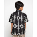Arjuna Weda Children's Batik Shirt Kawung Baris