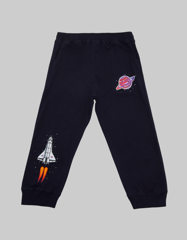 Little M Long Pants Jogger Space