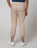 Little M Long Pants Jogger Woven Karet Kulit