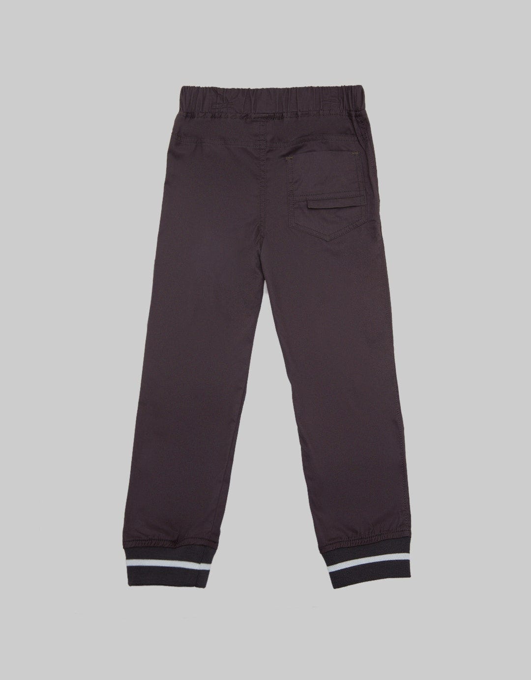 Little M Long Pants Woven Karet Jogger Non Kaki Rib