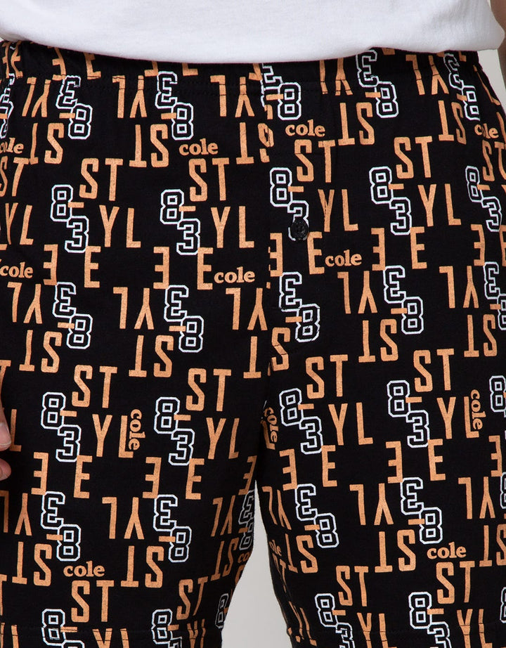 Cole Boxer Knit Typo Style
