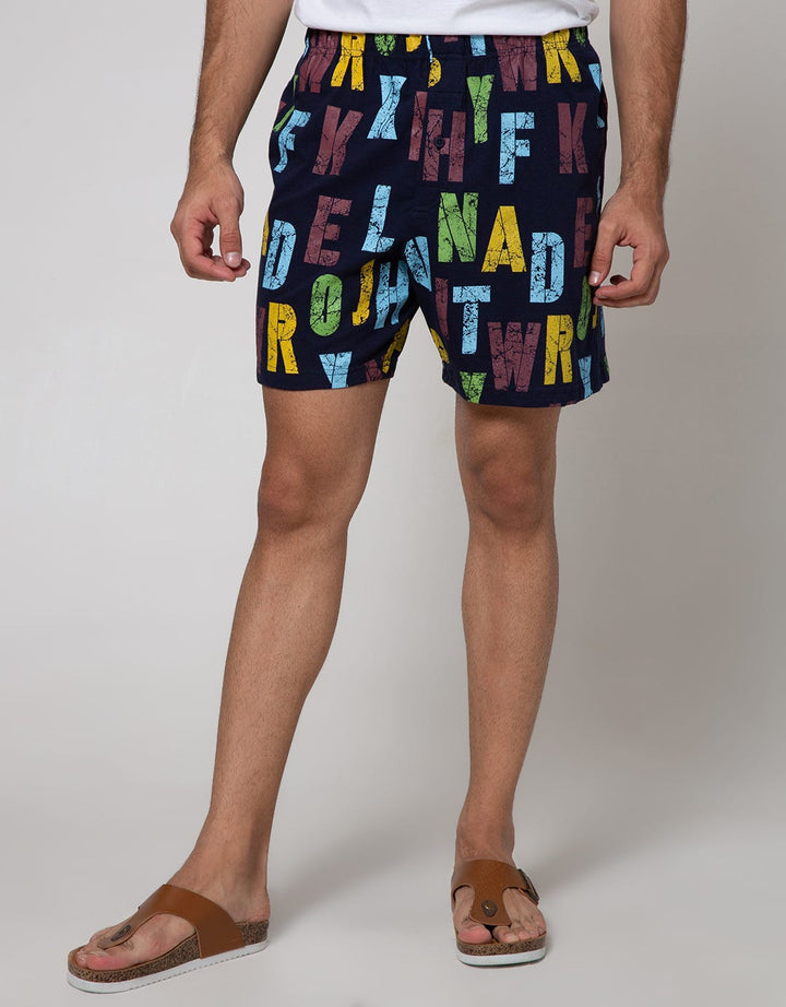 Cole Boxer Knit Typo Alphabet