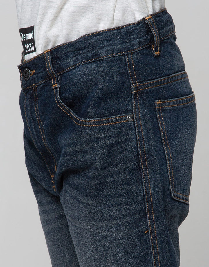 Nevada Pants Denim Zip Bio Scrap Wisker